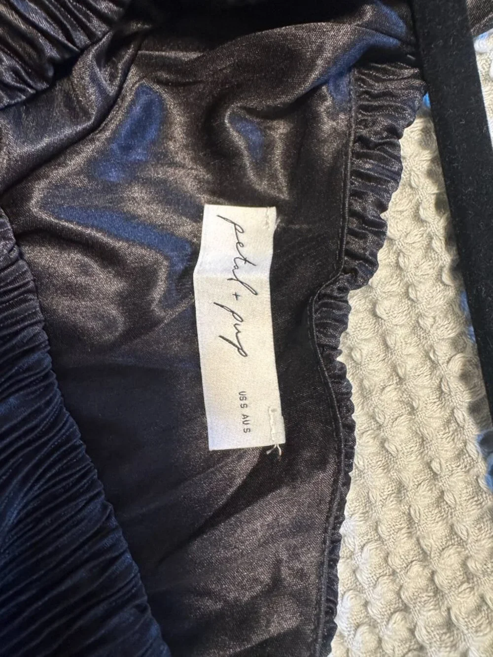 Pontee One Shoulder Pleated Midi Dress - Petal and Pup - NWOT - Picture 7 of 8